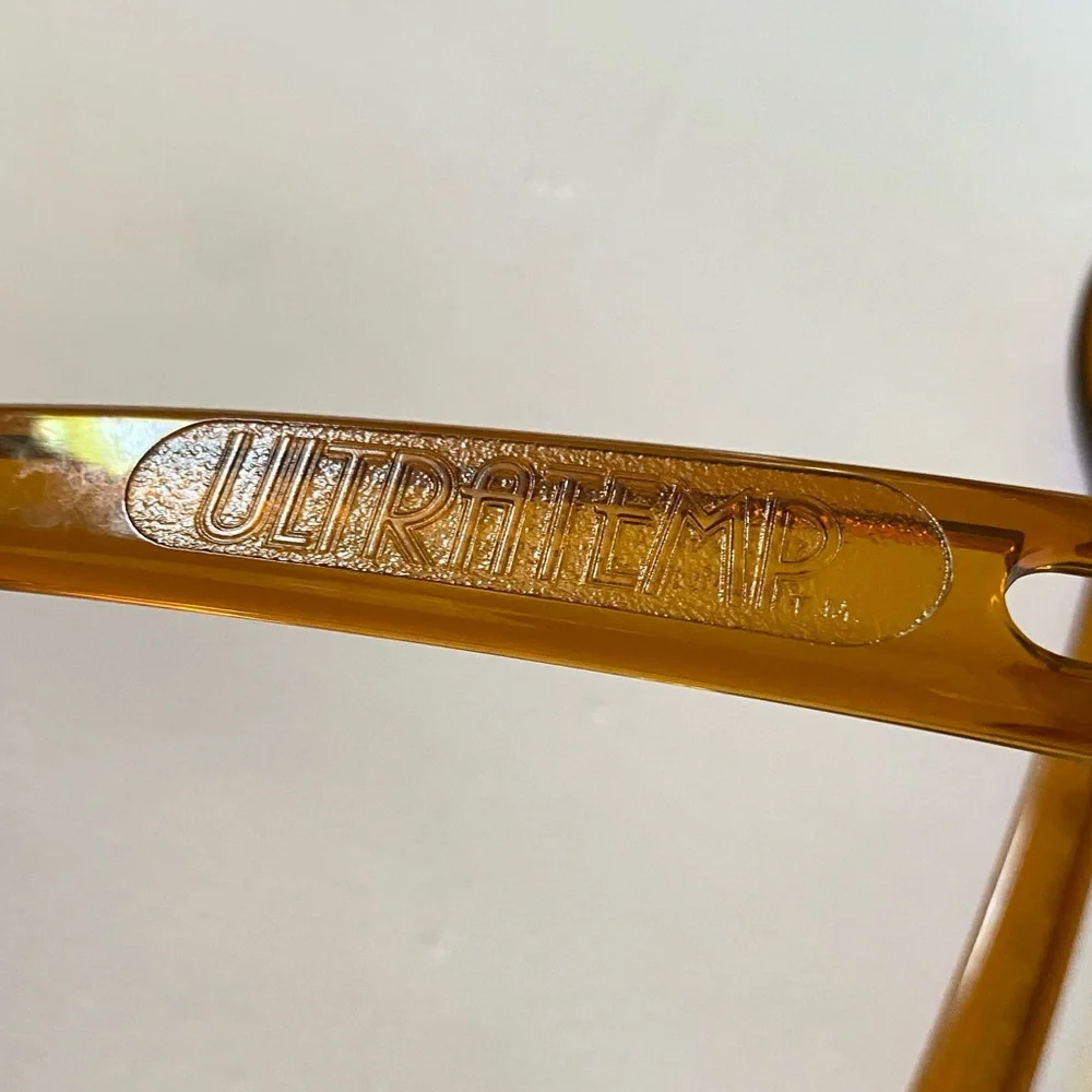 Vintage Lot of 3 UltraTemp Amber Kitchen Utensils Robinson Knife Co Made in USA